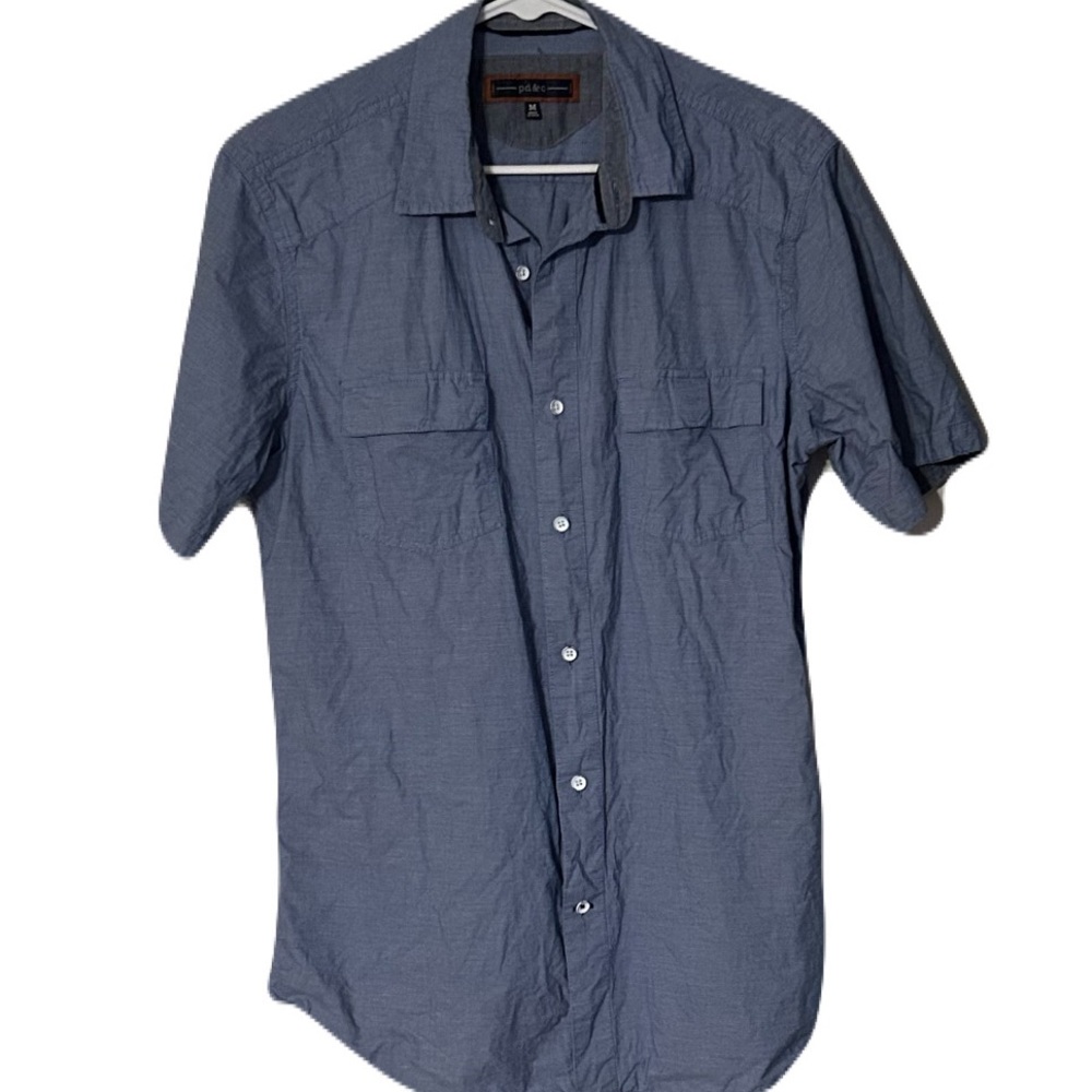 PD&C Blue Casual‎ Button Down Shirt
